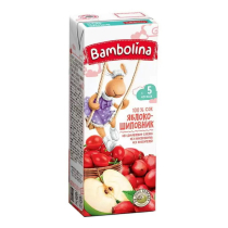 Bambolina Сок яблоко-шиповник с 5 мес 0,2 л
