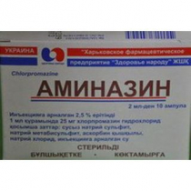 Аминазин р-р д/ин 2,5% амп 2мл №10