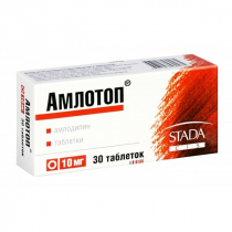 Амлотоп 10 мг №30 таблетки